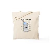 CafePress Dialysis Tote Bag Natural Canvas Tote Bag, Reusable Shopping Bag