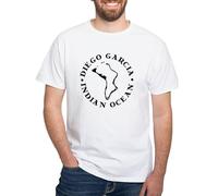 CafePress Diego Garcia White T Shirt Men's Traditional Fit White Casual Tshirt