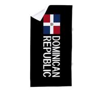 CafePress Dominican Republic: Dominican Flag & D Large Novelty Printed Beach Towel 30"x60"