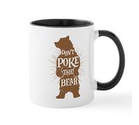 CafePress Don't Poke The Bear Mugs 11 oz (325 ml) Ceramic Coffee Mug