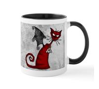 CafePress Doom Kitty Mug 11 oz (325 ml) Ceramic Coffee Mug