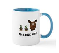 CafePress Duck Duck Moose Mug 11 oz (325 ml) Ceramic Coffee Mug
