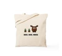 CafePress Duck Duck Moose Tote Bag Natural Canvas Tote Bag, Reusable Shopping Bag