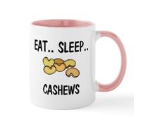 CafePress Eat ... Sleep ... Cashews Mug 11 oz (325 ml) Ceramic Coffee Mug