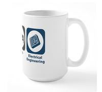 CafePress Eat Sleep Electrical Engineering Large Mug 15 oz (444 ml) Ceramic Coffee Mug
