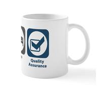 CafePress Eat Sleep Quality Assurance Mug 11 oz (325 ml) Ceramic Coffee Mug