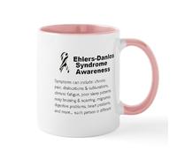 CafePress Ehlers Danlos Syndrome Awareness Symptoms Mugs 11 oz (325 ml) Ceramic Coffee Mug