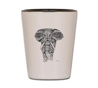 CafePress Elephant Unique and Funny Shot Glass