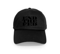 CafePress End The Fed Cap Unique Adjustable Baseball Hat Black