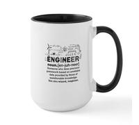 CafePress Engineer Mugs 15 oz (444 ml) Ceramic Coffee Mug