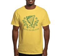 CafePress Erin Go Bragh Light T Shirt Men's Traditional Fit Light Casual Tshirt Yellow