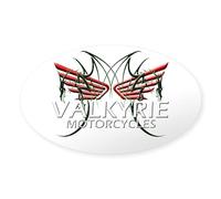 CafePress F 6 VALKYRIE GEAR Oval Sticker Oval Bumper Sticker, Euro Oval Car Decal