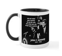 CafePress Famous Quote from JFK Mug 11 oz (325 ml) Ceramic Coffee Mug