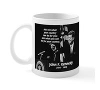 CafePress Famous Quote from JFK Mug 11 oz (325 ml) Ceramic Coffee Mug