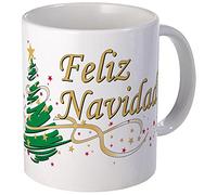 CafePress Feliz Navidad Mug 11 oz (325 ml) Ceramic Coffee Mug
