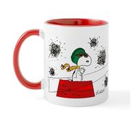 CafePress Flying Ace Dodging Bullets Mug 11 oz (325 ml) Ceramic Coffee Mug