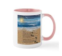CafePress Footprints in The Sand Mugs 11 oz (325 ml) Ceramic Coffee Mug