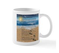 CafePress Footprints in The Sand Mugs 11 oz (325 ml) Ceramic Coffee Mug