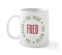 CafePress Fred Man Myth Legend Mug 11 oz (325 ml) Ceramic Coffee Mug