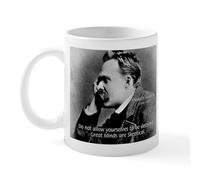 CafePress Friedrich Nietzsche Skeptical Mug 11 oz (325 ml) Ceramic Coffee Mug