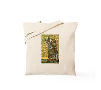 CafePress Fulfillment By Gustav Klimt Tote Bag Natural Canvas Tote Bag, Reusable Shopping Bag