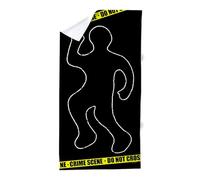 CafePress Funny Crime Scene Large Novelty Printed Beach Towel 30"x60"
