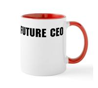 CafePress Future CEO Mug 11 oz (325 ml) Ceramic Coffee Mug