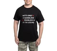 CafePress Gambling Problem Men's Dark Pajamas Men's Novelty Pyjama Set, Comfortable PJ Sleepwear