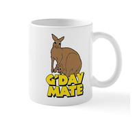CafePress G'Day Mate 11 oz (325 ml) Ceramic Coffee Mug