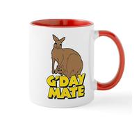 CafePress G'Day Mate 11 oz (325 ml) Ceramic Coffee Mug