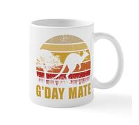 CafePress G'Day Mate Kangaroo Vintage Mugs 11 oz (325 ml) Ceramic Coffee Mug