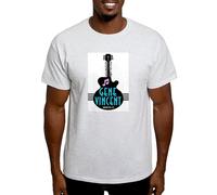 CafePress Gene Vincent Inductee Ash Grey T S Men's Traditional Fit Light Casual Tshirt