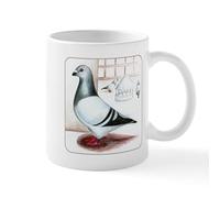 CafePress Giant Homer Pigeon Mug 11 oz (325 ml) Ceramic Coffee Mug