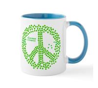 CafePress Give Peas A Chance Mug 11 oz (325 ml) Ceramic Coffee Mug