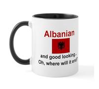CafePress Good Looking Albanian Mug 11 oz (325 ml) Ceramic Coffee Mug