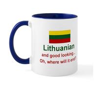 CafePress Good Looking Lithuanian Mug 11 oz (325 ml) Ceramic Coffee Mug
