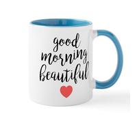 CafePress Good Morning Beautiful 11 oz (325 ml) Ceramic Coffee Mug