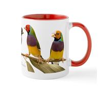CafePress Gouldian Finch Mug 11 oz (325 ml) Ceramic Coffee Mug