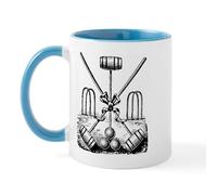 CafePress Hand Sketched Croquet Mug 11 oz (325 ml) Ceramic Coffee Mug