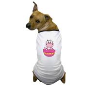 CafePress Happy Easter Egg Cute Cow Animal Farm Dog T Shirt Dog T-Shirt, Pet Clothing, Funny Costume