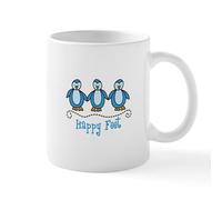 CafePress Happy FEET Mugs 11 oz (325 ml) Ceramic Coffee Mug