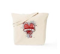 CafePress Heart Iran Tote Bag Natural Canvas Tote Bag, Reusable Shopping Bag