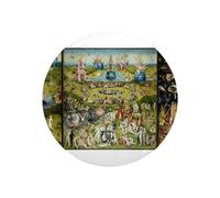 CafePress Hieronymus Bosch Garden of Earthly Delight Magnets 2.25" Round Magnet, Refrigerator Magnet
