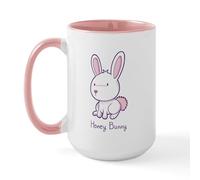 CafePress Honey Bunny Large Mug 15 oz (444 ml) Ceramic Coffee Mug
