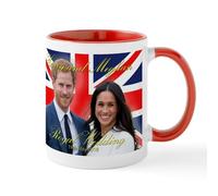 CafePress HRH Prince Harry and Meghan Markle Mugs 11 oz (325 ml) Ceramic Coffee Mug