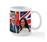 CafePress HRH Prince Harry and Meghan Markle Mugs 11 oz (325 ml) Ceramic Coffee Mug