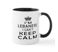 CafePress I Am Lebanese I Can Not Keep Calm Mug 11 oz (325 ml) Ceramic Coffee Mug