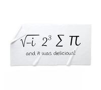 CafePress I Ate Some Pie Math Humor Large Novelty Printed Beach Towel 30"x60"