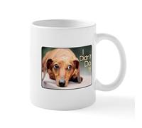 CafePress I Didn't Do It Dachshund Mug 11 oz (325 ml) Ceramic Coffee Mug