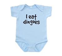 CafePress - I Eat Dingoes - Cute Infant Bodysuit Baby Romper Sky Blue